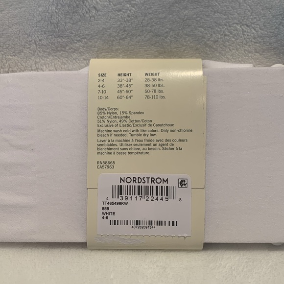 Tucker and Tate Microfiber tights for girls. - Picture 2 of 2